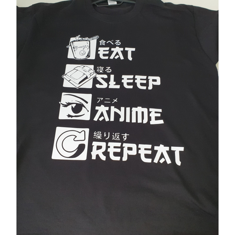 EAT SLEEP ANIME REPEAT